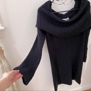 Off the shoulder sweater dress